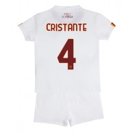 AS Roma Bryan Cristante #4 Fotballklær Bortedraktsett Barn 2022-23 Kortermet (+ korte bukser)